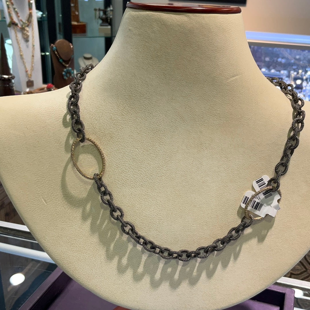 Pave Link Necklace