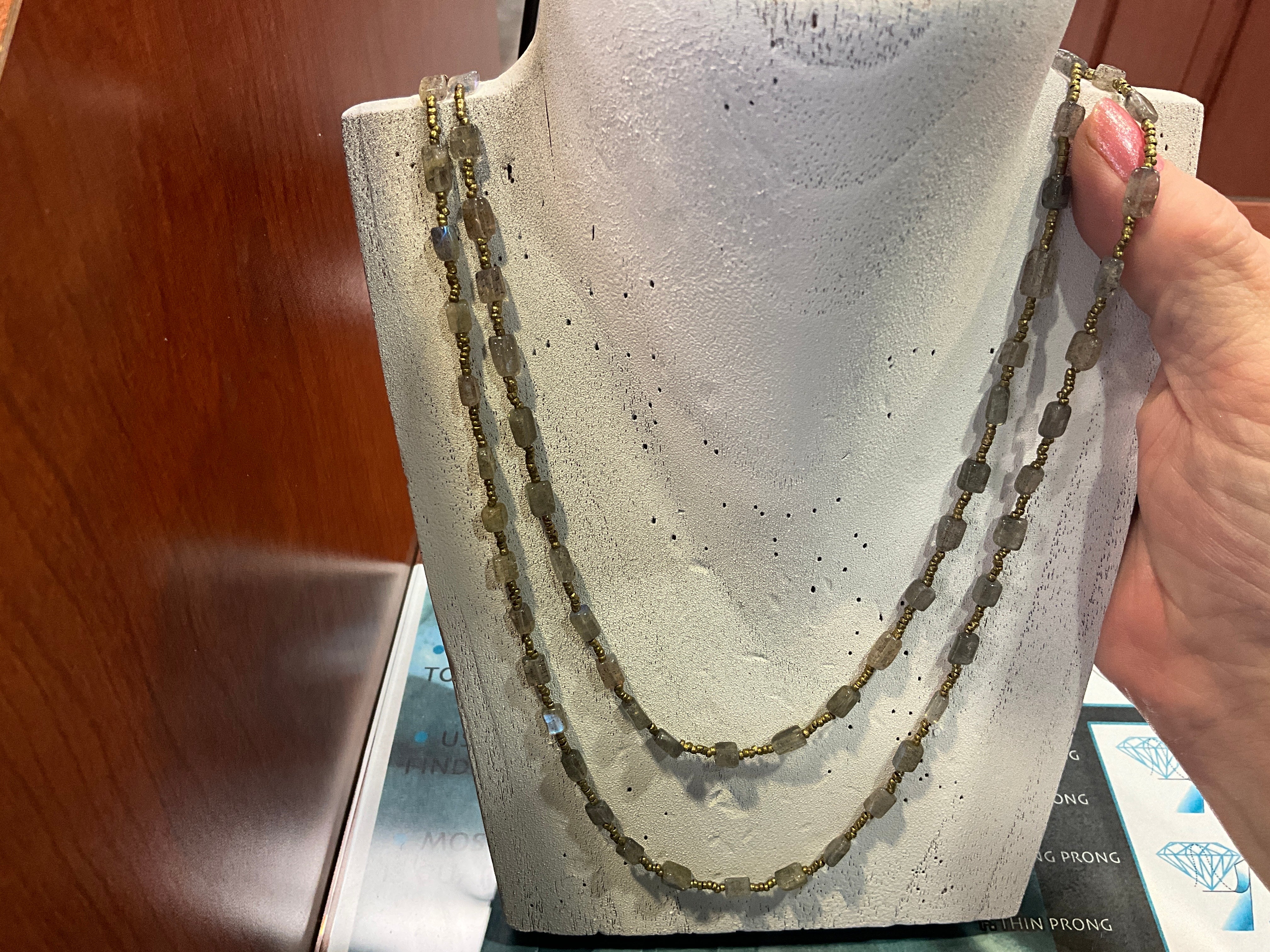 Labradorite/Y African Heishi Beads