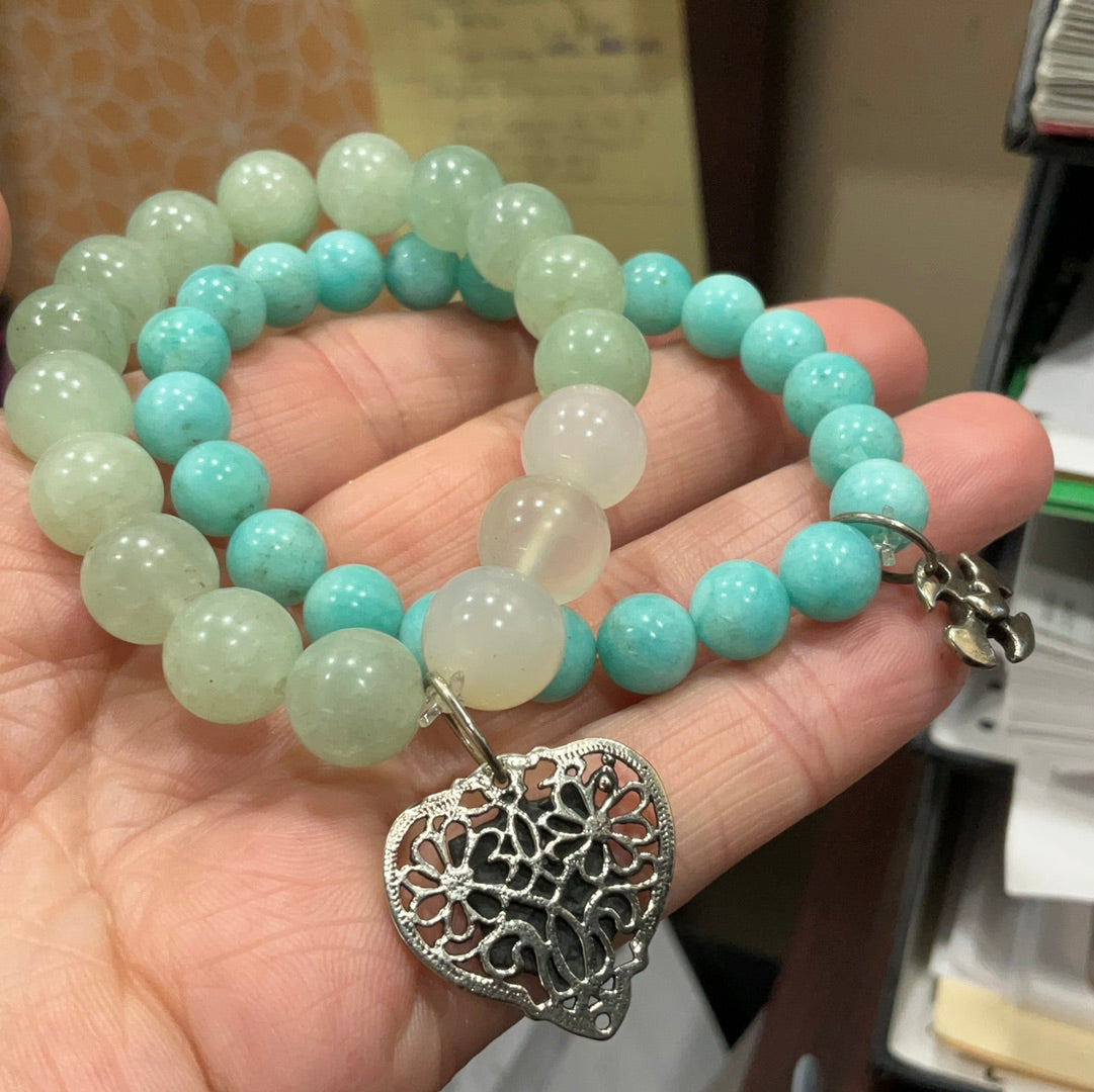 7" Amazonite Stretch Brac