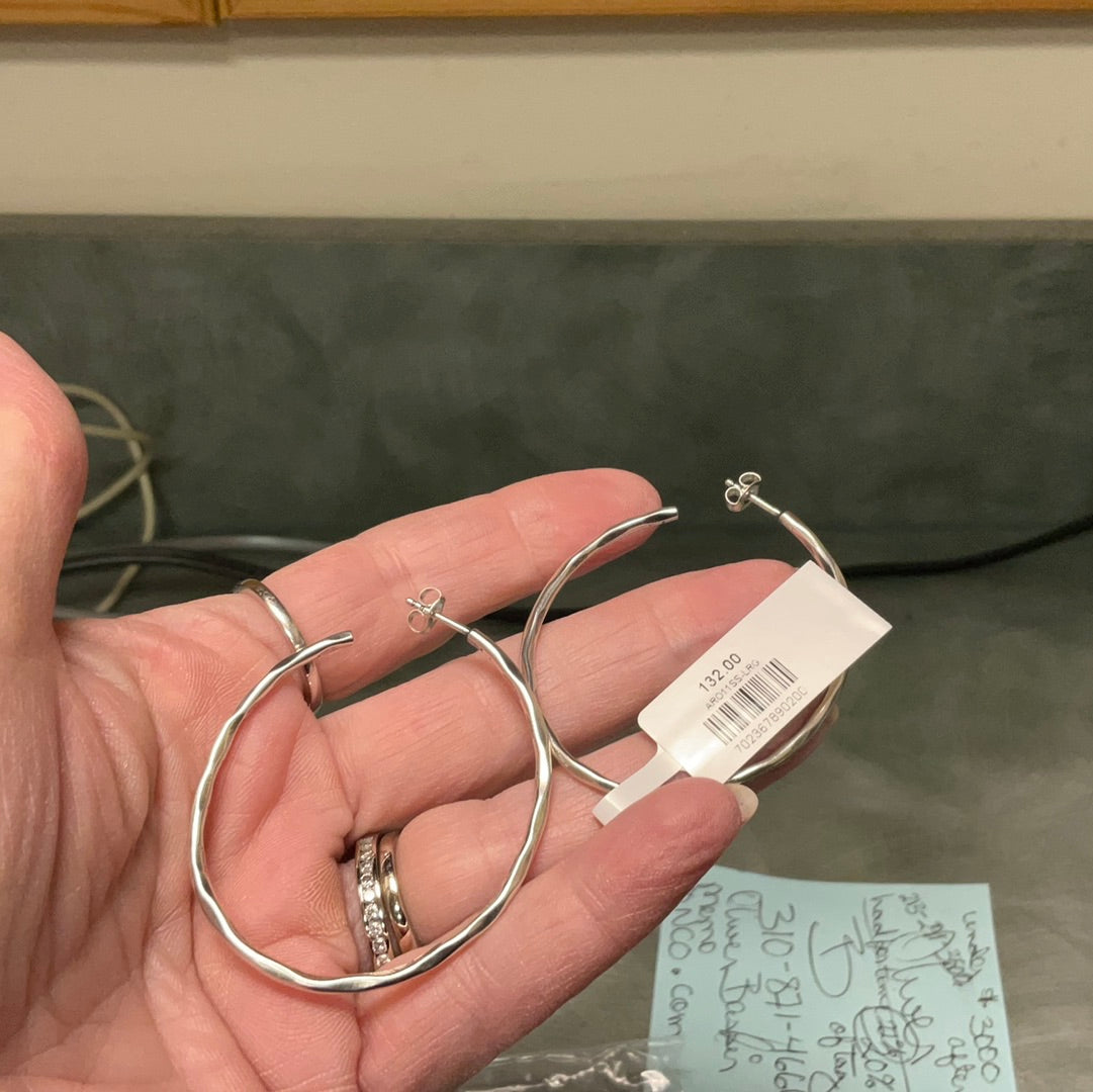 Airy Oval Hoops -Large SS
