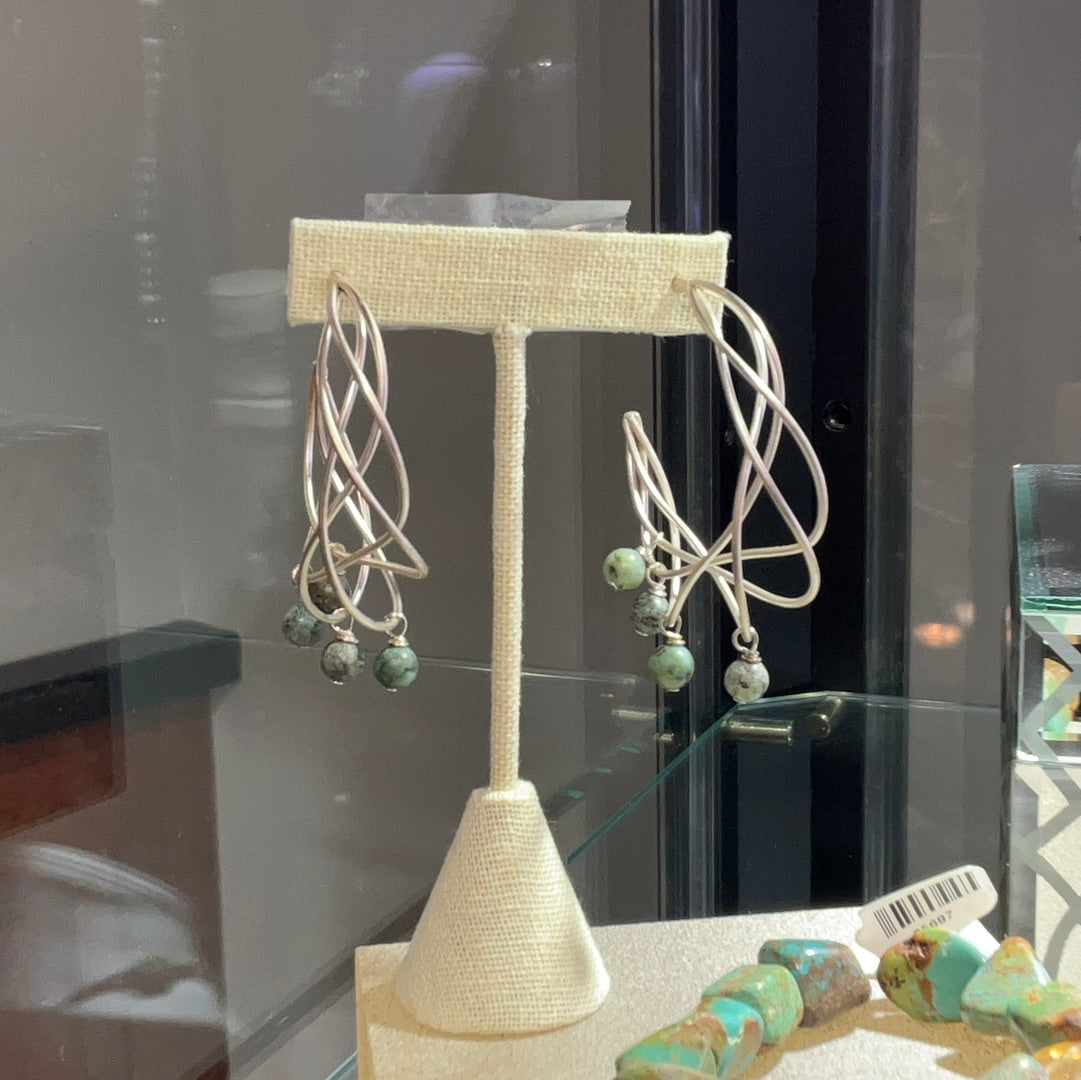 Hoops w/4 stones