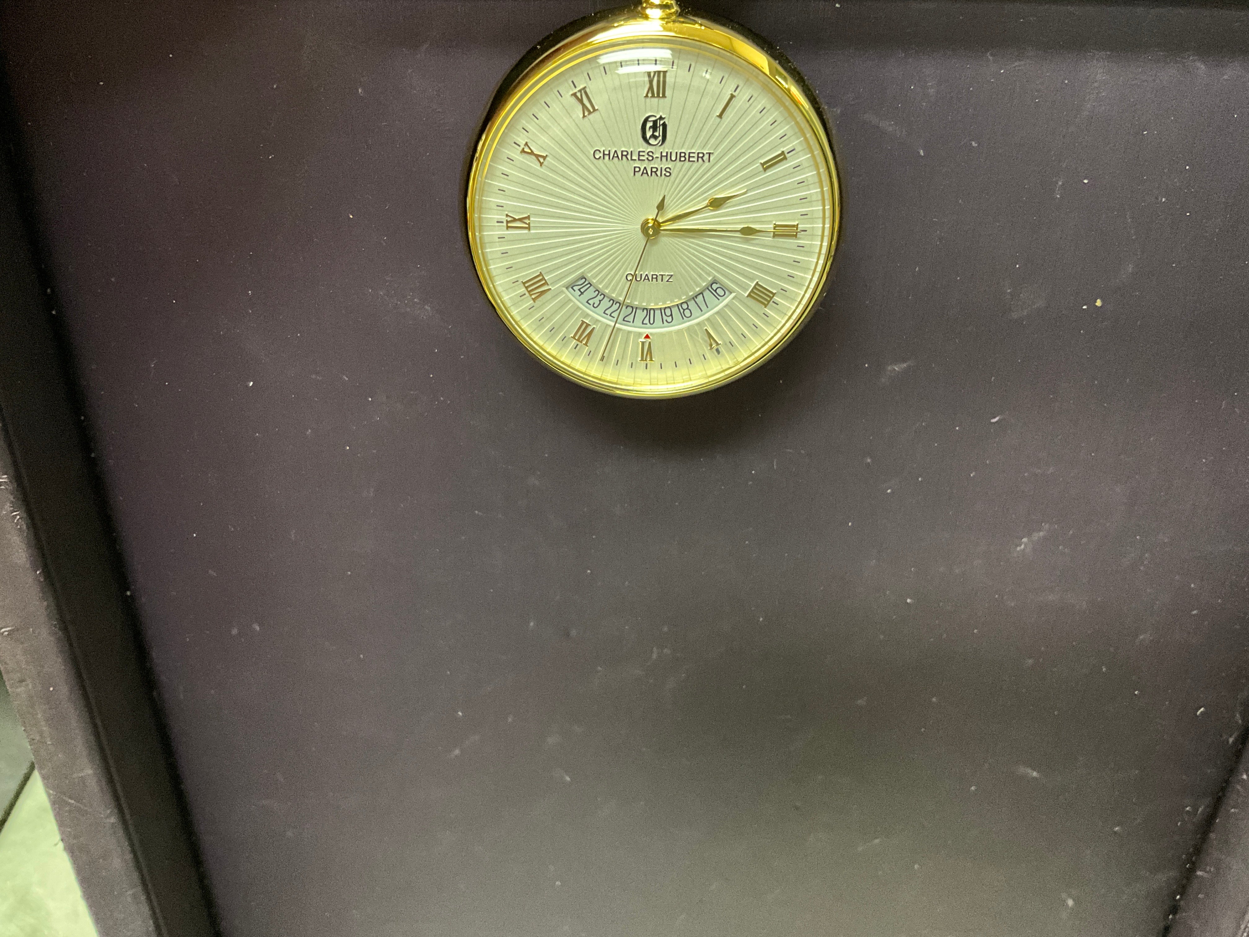Charles Hubert Gold Finish Pocket Watch
