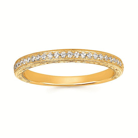 Wedding Band Forever Elegant® 1/8 Ctw. Diamond Wedding Band in 14K Gold