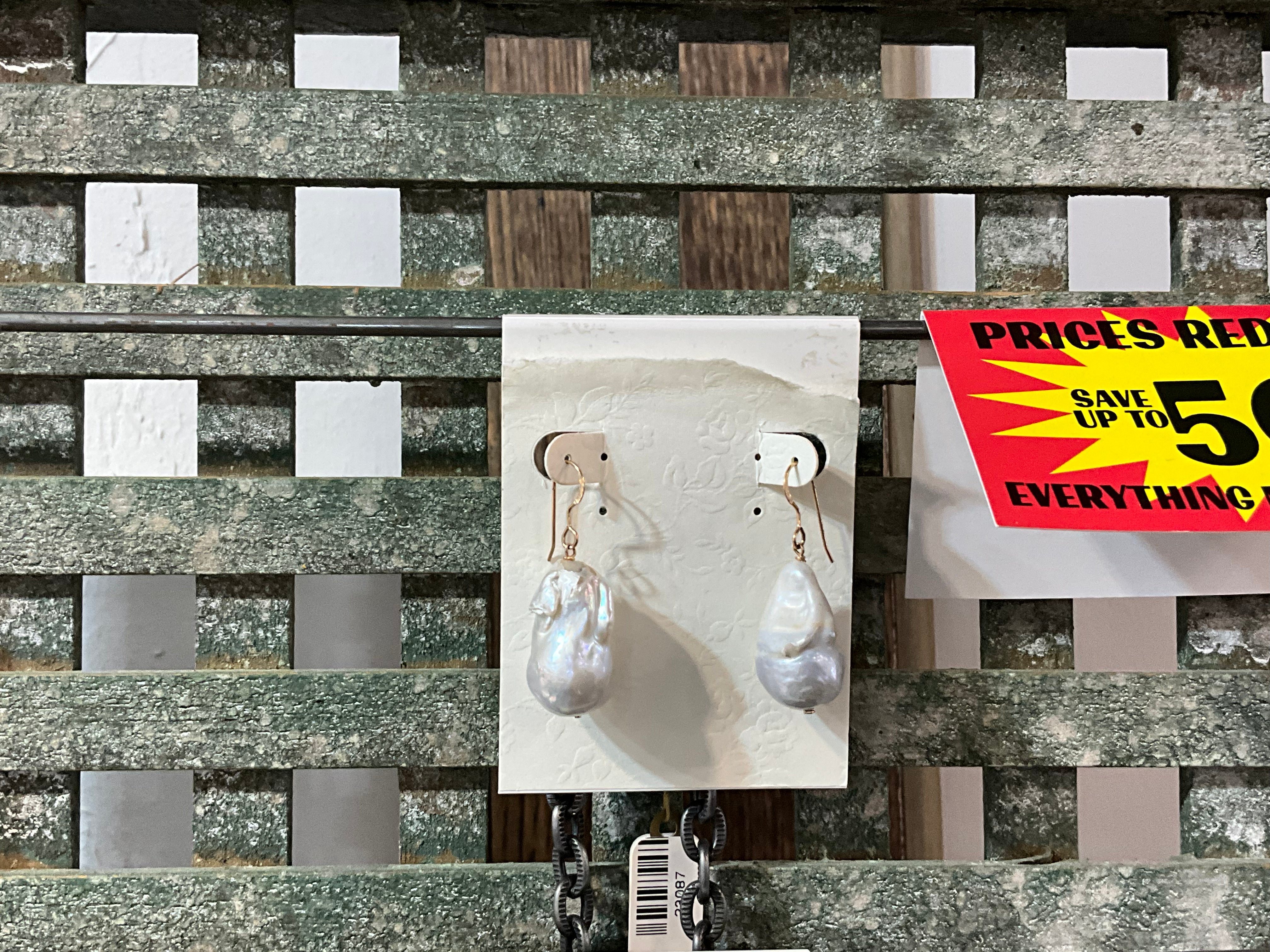 Custom pearl earrings