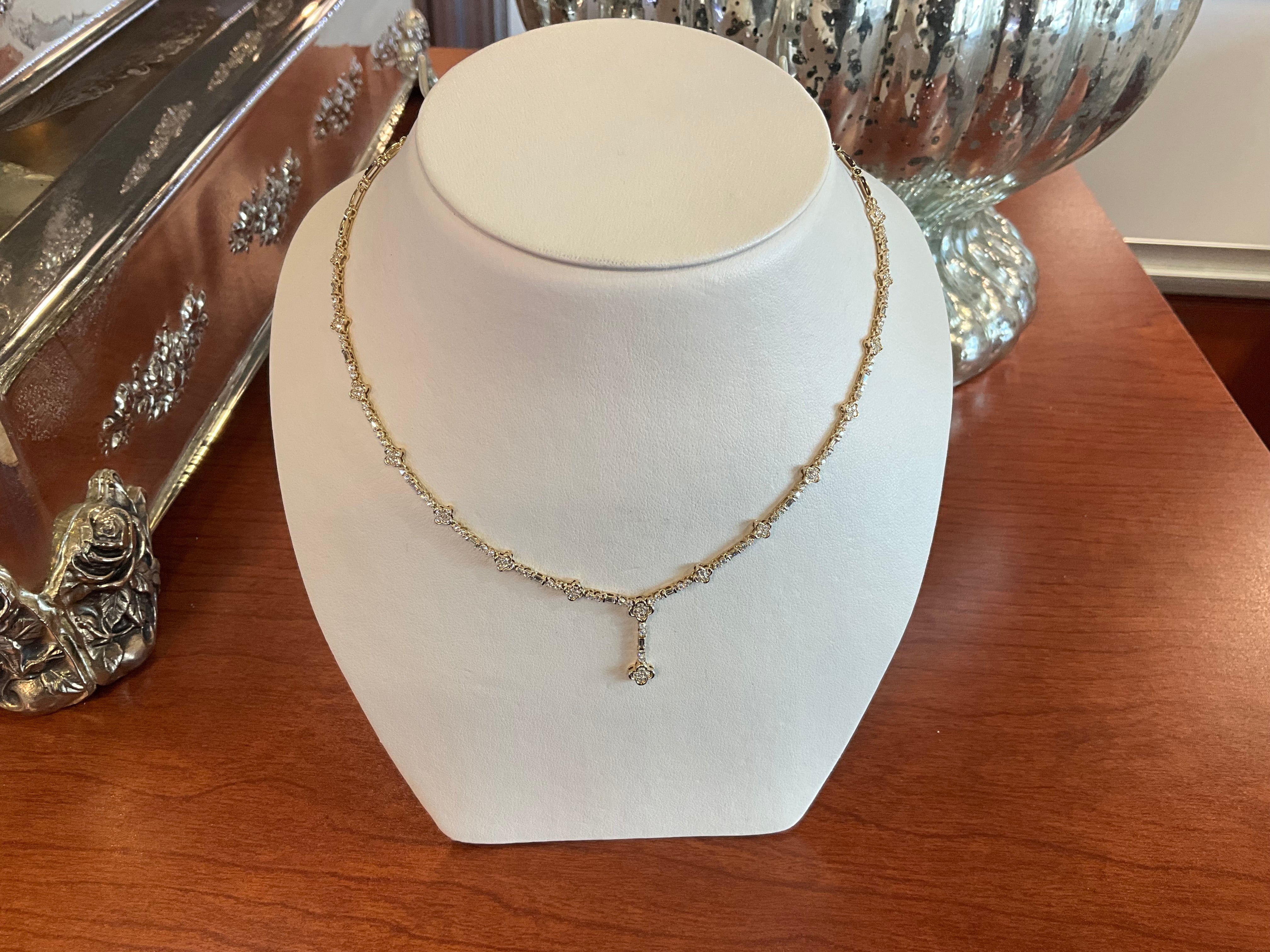 14KTY .16CT BAG .87CT DIA LENGTH 16+2