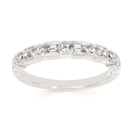Wedding Band 5/8 Ctw. Diamond Wedding Band in 14KW Gold