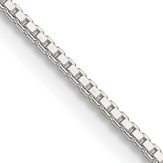 Sterling 1.25MM Box Chain 18+2"