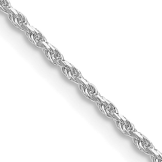 Sterling 1.5MM D/C Rope Chain 20"