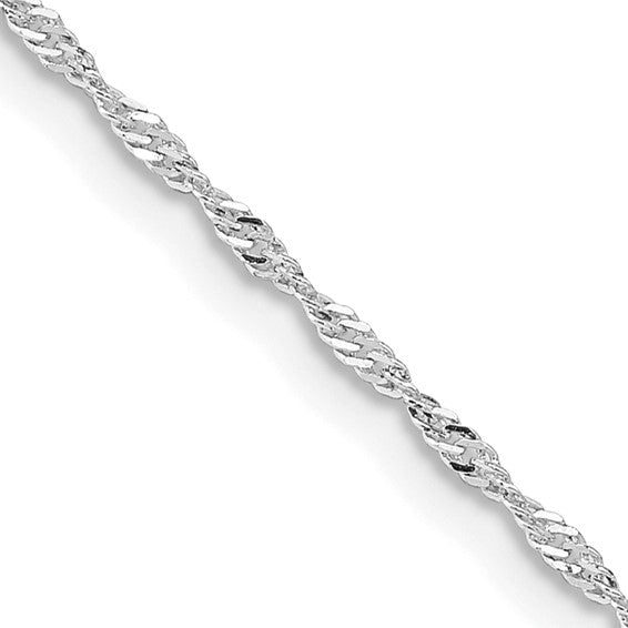 Sterling 1.4mm Singapore Chain-20"