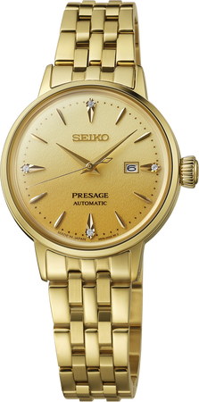 Presage Cocktail Time SGP Automatic Gold dial