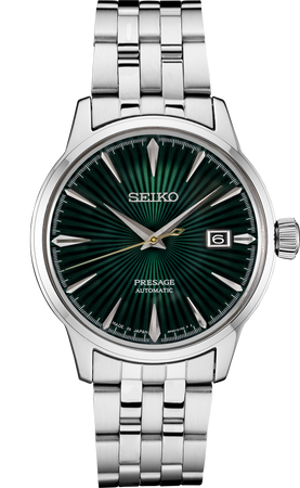 Presage Cocktail Time SS Automatic Green Dial