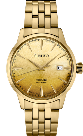 Presage Cocktail Time SS GP Automatic Gold Dial
