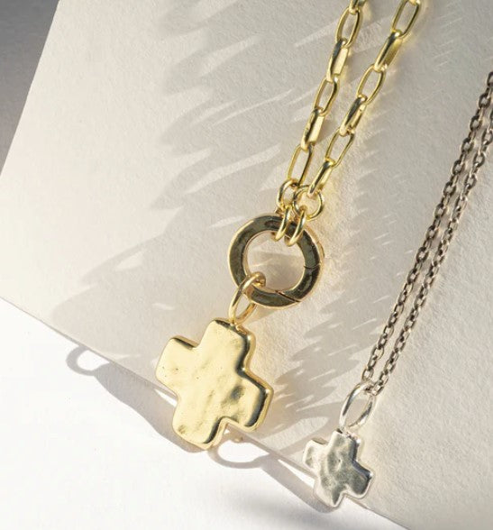 Life in Balance Cross Pendant-Small