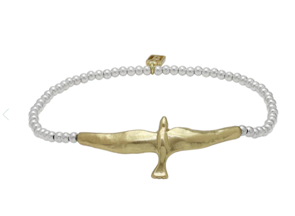 Soar Bird Mini Ball Stretch Bracelet