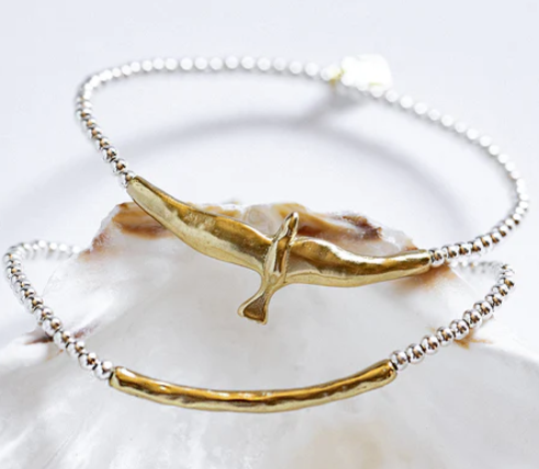 Soar Bird Mini Ball Stretch Bracelet