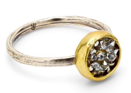 Kristal Dome Ring - Sterling Silver