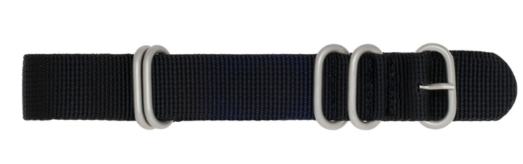 Military Style Nylon Slip Thru Watchband N45 ( slips easily through lugs on all watches )