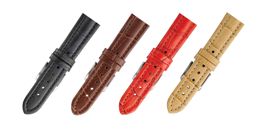Gator Grain with white buckle