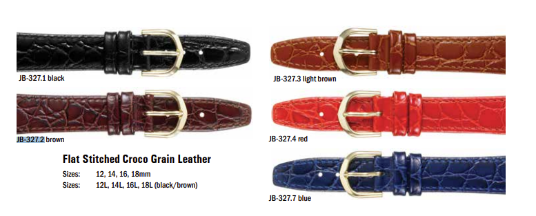 Croco Grain with Yellow Buckle