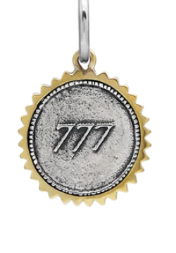 Angel Number Medallion - 777 - Luck