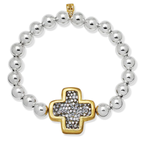 Kristal Life in Balance Cross Stretch Bracelet - Large