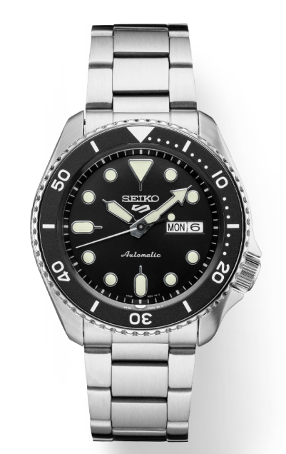 Seiko 5 Sports SS Automatic Black Dial