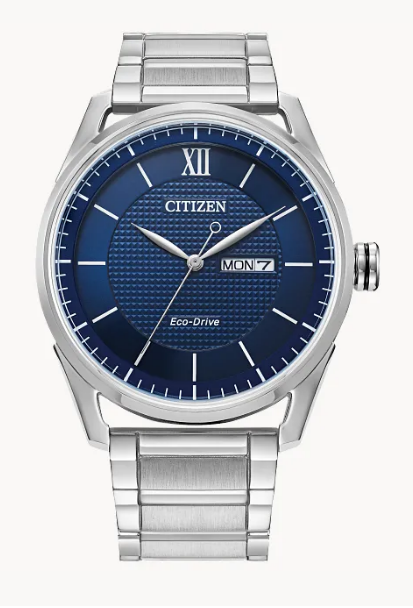 Men's Eco WR100 SS Bracelet Blue