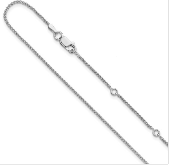 SS 1.3MM Spiga Chain 16"+ 2