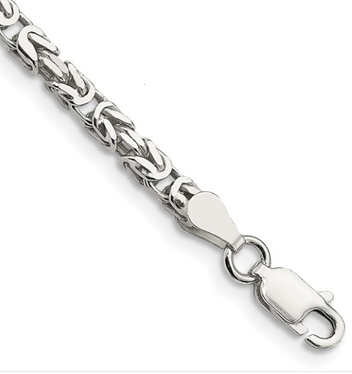 SS 2.5MM Byzantine Bracelet