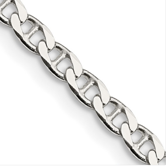 SS 3.15mm D/C Flat Anchor Curb 22"