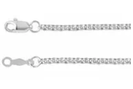 Sterling 2mm Rolo Chain 24"
