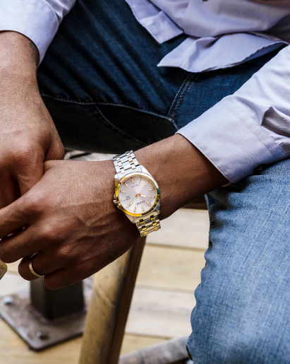 Men's Eco WR100 SST Bracelet Silver