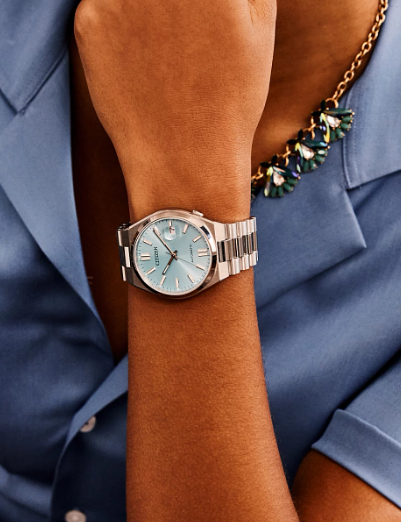 Men Auto WR50 SS Bracelet Aqua