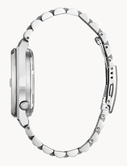 Men Auto WR50 SS Bracelet Blue