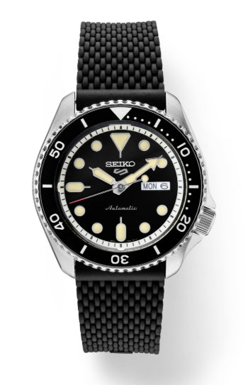 Seiko 5 Sports SS Automatic Black Dial