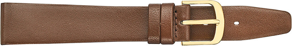 17MM Flat Calf Brown