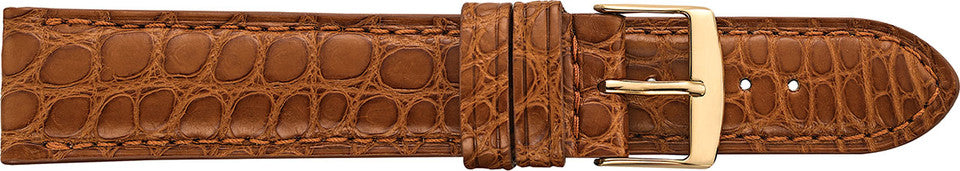 22x18R Tan P&S Matte Alligator Flank