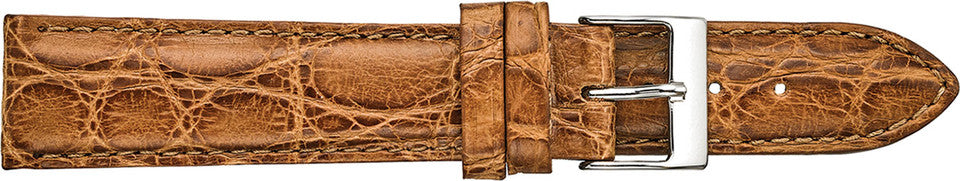 18x16R Tan Matte Crocodile
