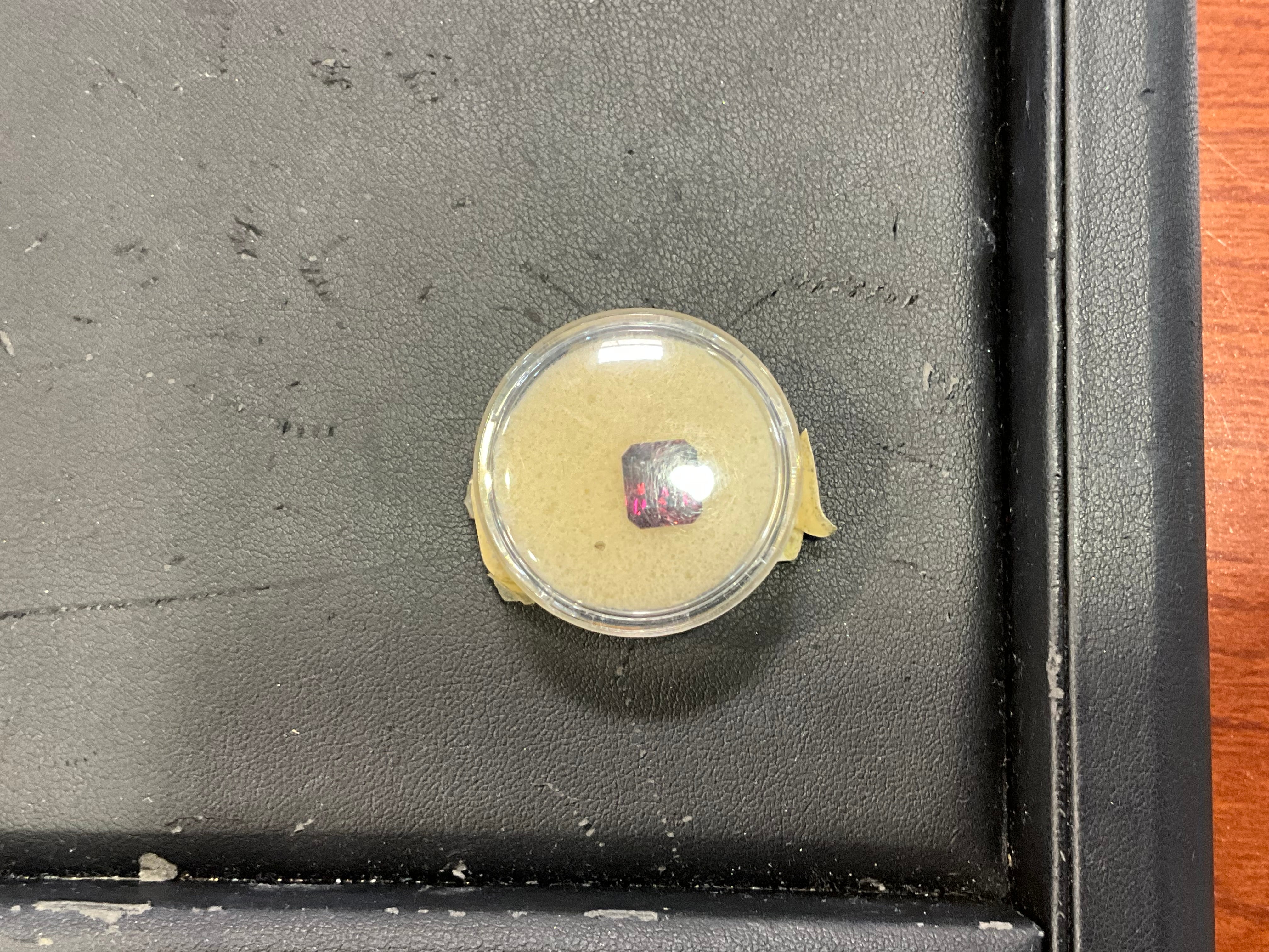 2.83 RHODOLITE EMERALD CUT