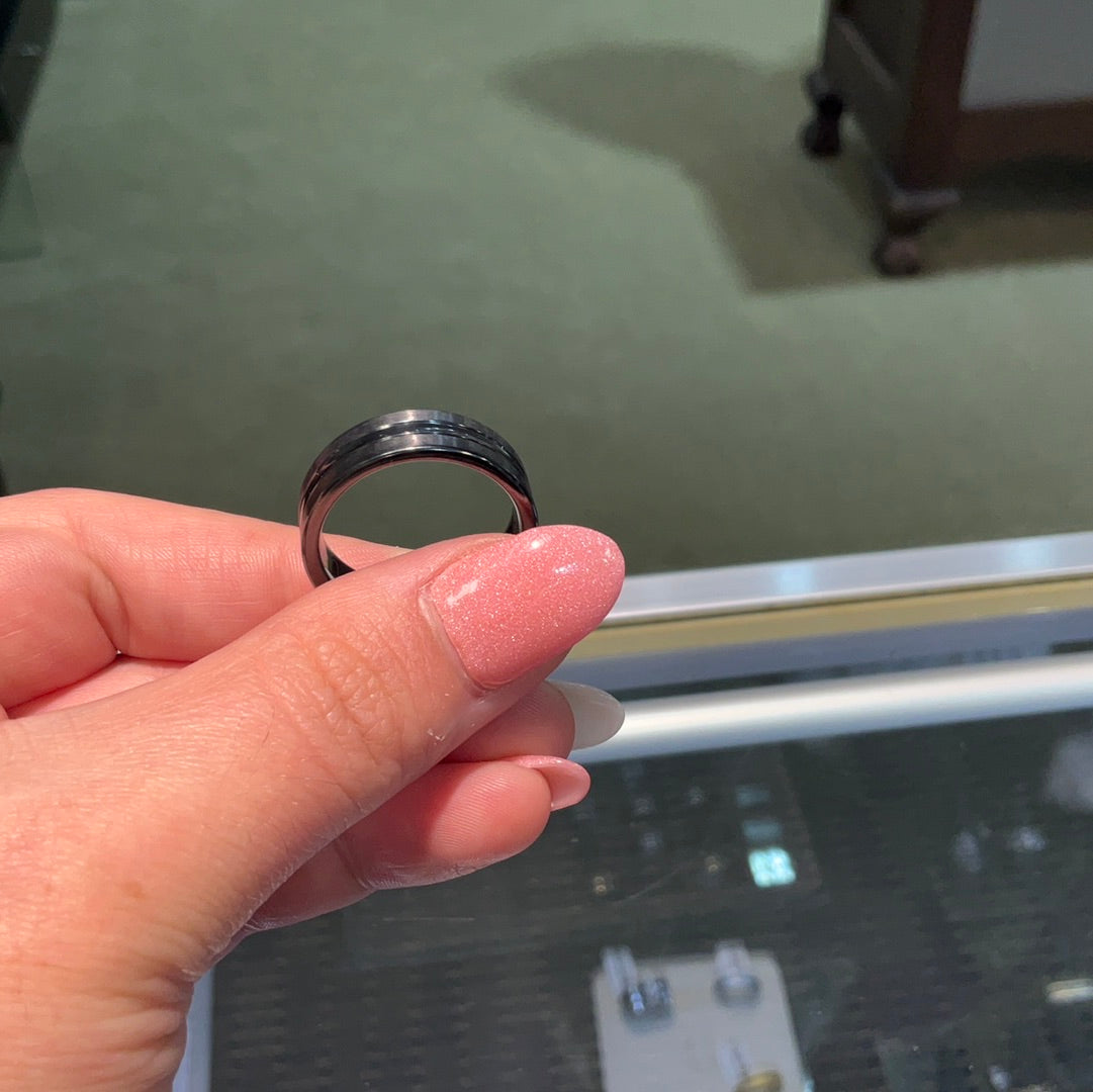 Blk Ti 7.5mm CtrConvex Cut-10