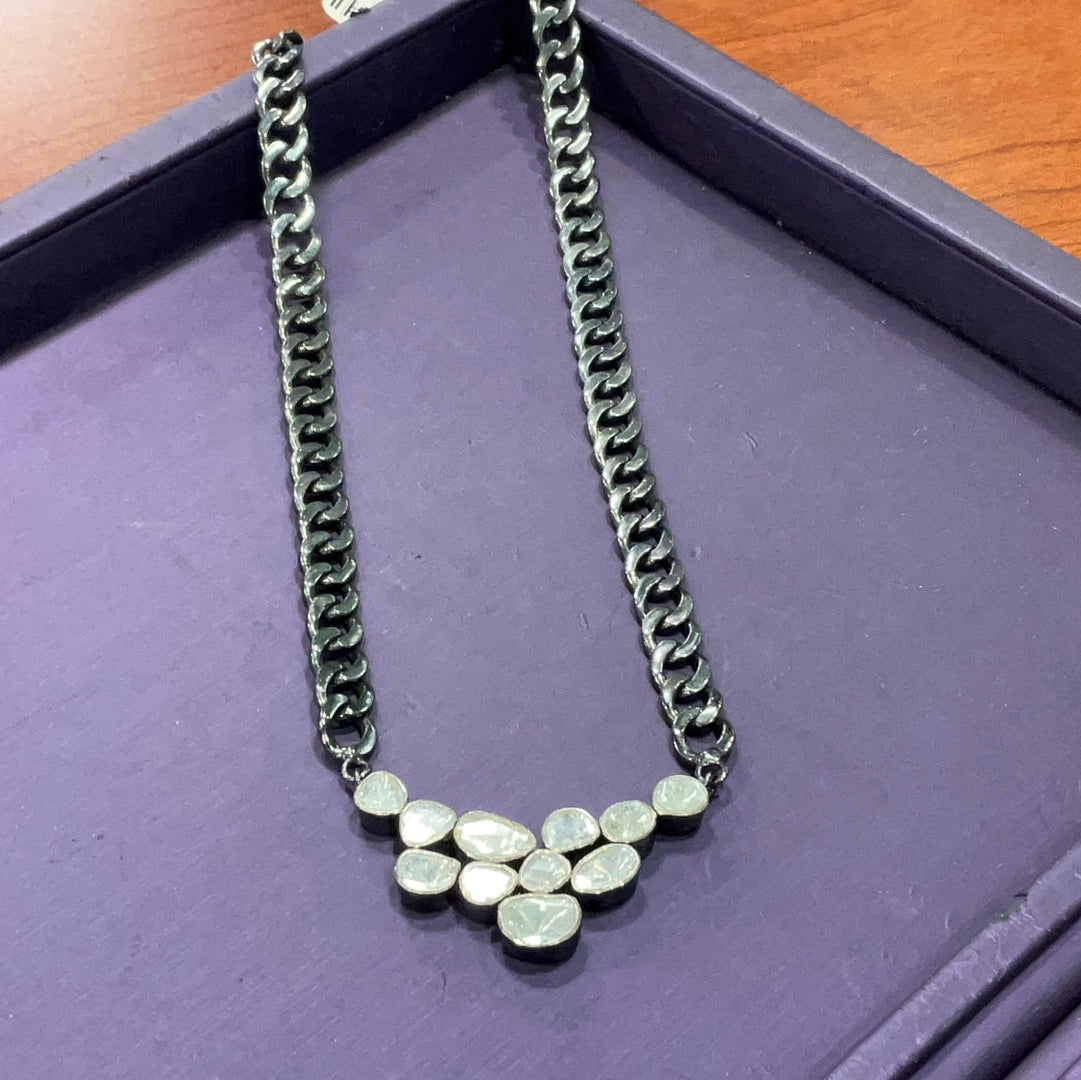 SS Polki Dia 2.90TW Necklace