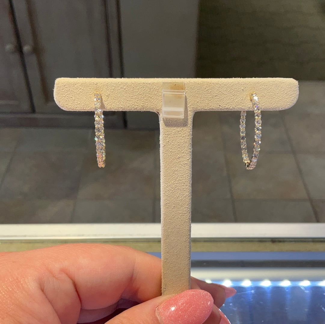 14ky dia hoop earring-tcw 2.03