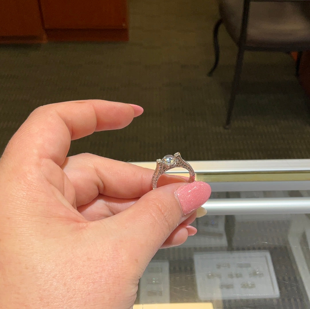 18ky .80ctw Bridal Ring