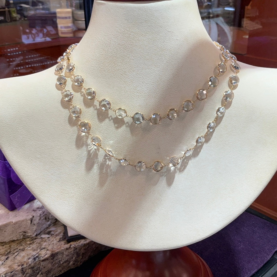 18ky White Topaz 208.3tcw