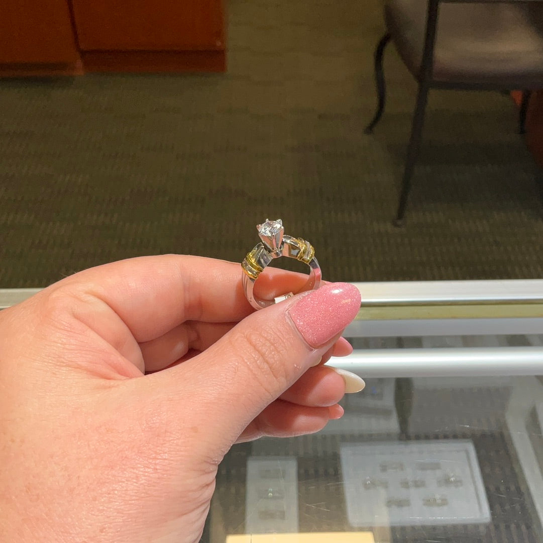 6BG 3/8TW PLATINUM/18KY Semi Mount