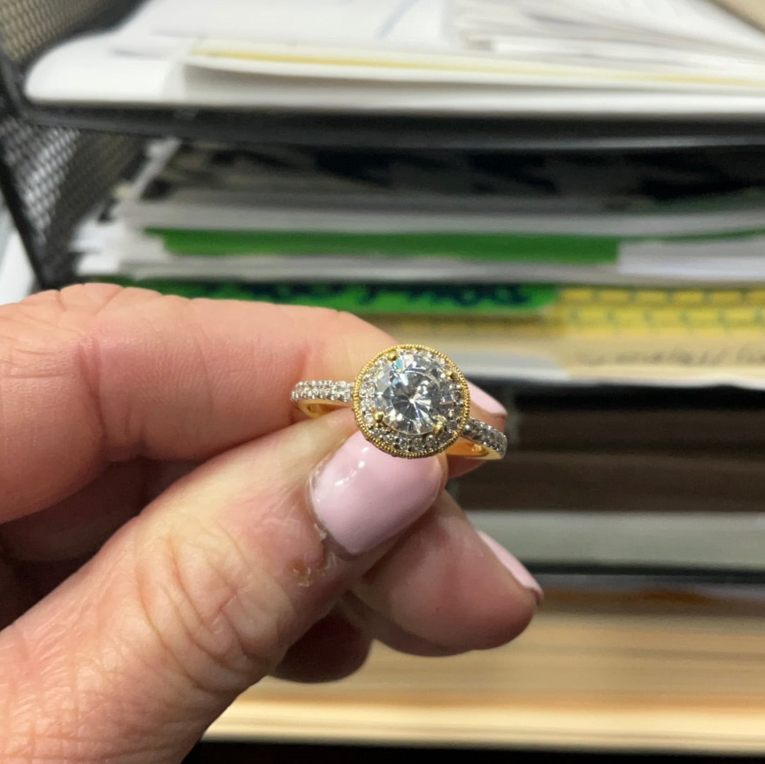 18k Eng Semi Mt .47TW