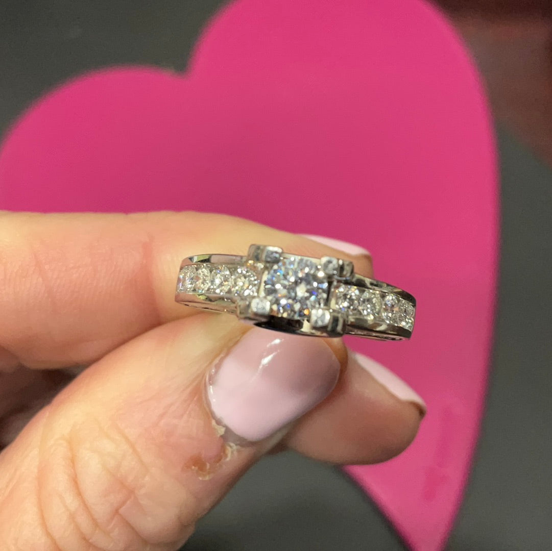 PLATINUM DIAMOND SEMI MOUNT