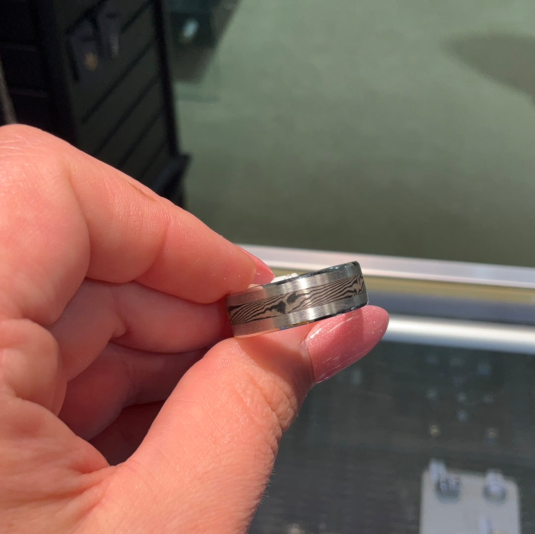 Cblt 8mm Satin Mokume Bvl Edge-10