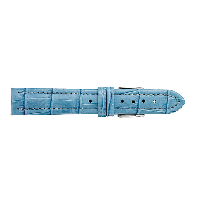 18MM Light Blue Alligator Grain